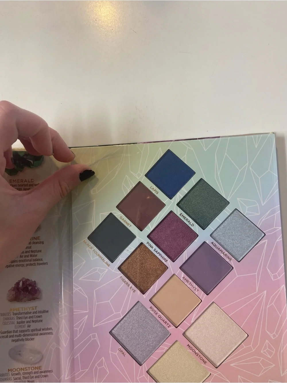 Pacifica Love Stoned Crystal Themed Eyeshadow Palette brand new never used